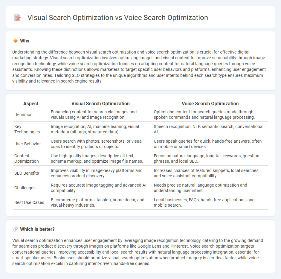 Visual Search Optimization vs Voice Search Optimization in Marketing