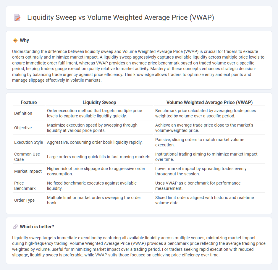Liquidity Sweep vs Volume Weighted Average Price (Vwap) in Trading