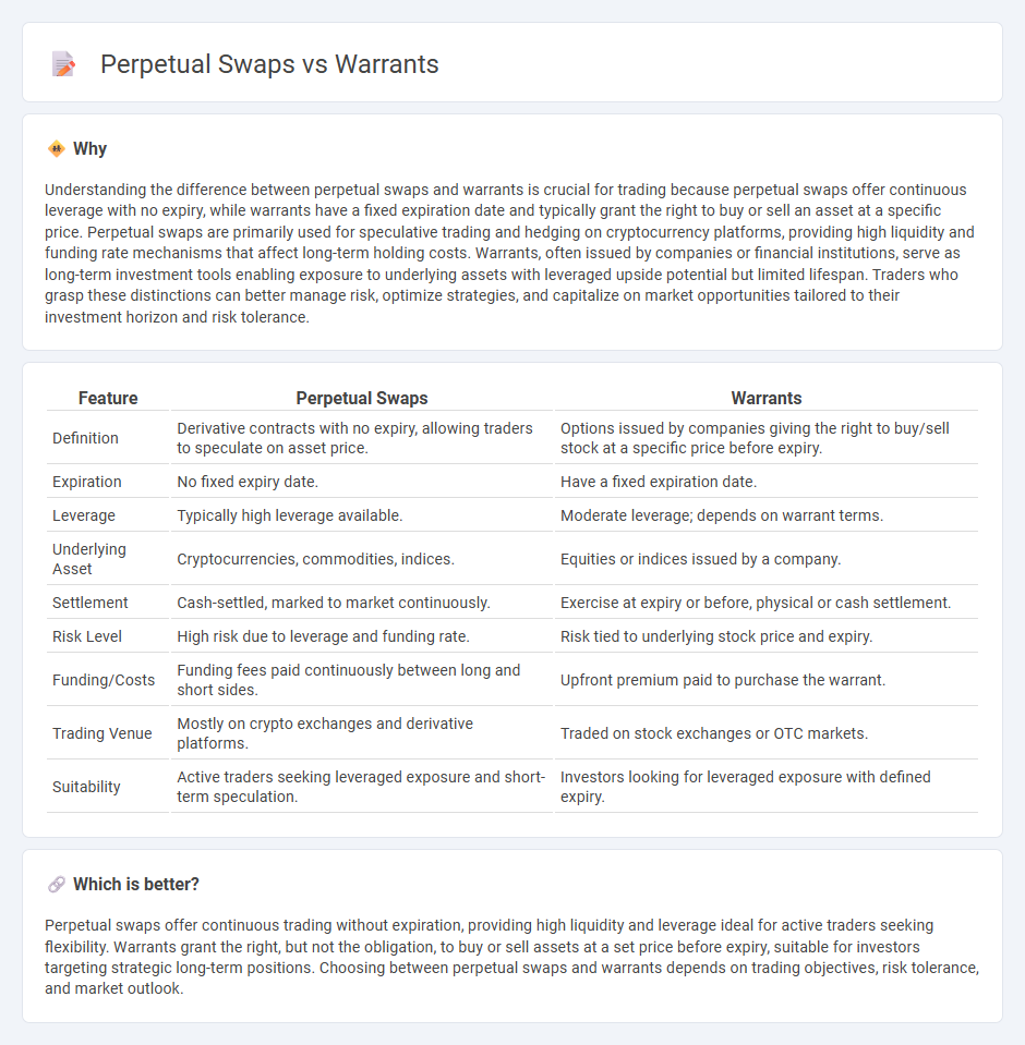 Perpetual Swaps vs Warrants in Trading