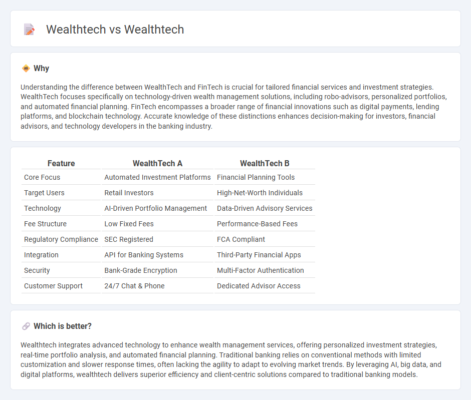 Wealthtech vs Wealthtech in Banking