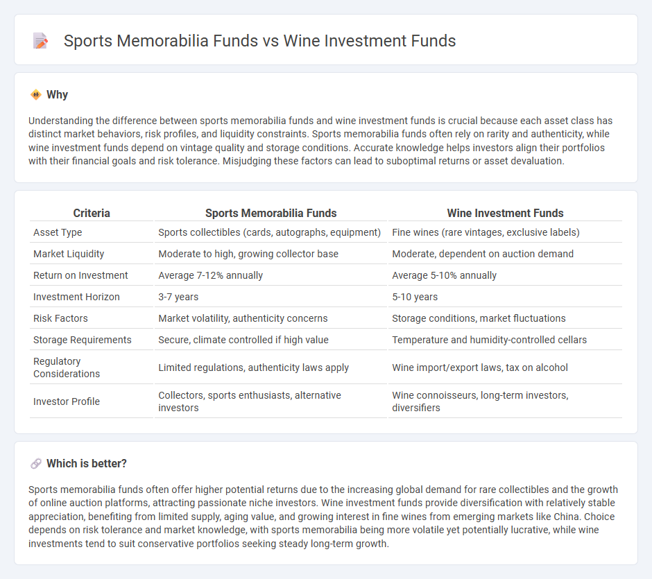 Sports Memorabilia Funds vs Wine Investment Funds in Investment