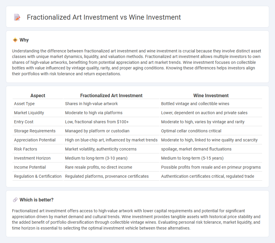 Fractionalized Art Investment vs Wine Investment in Investment