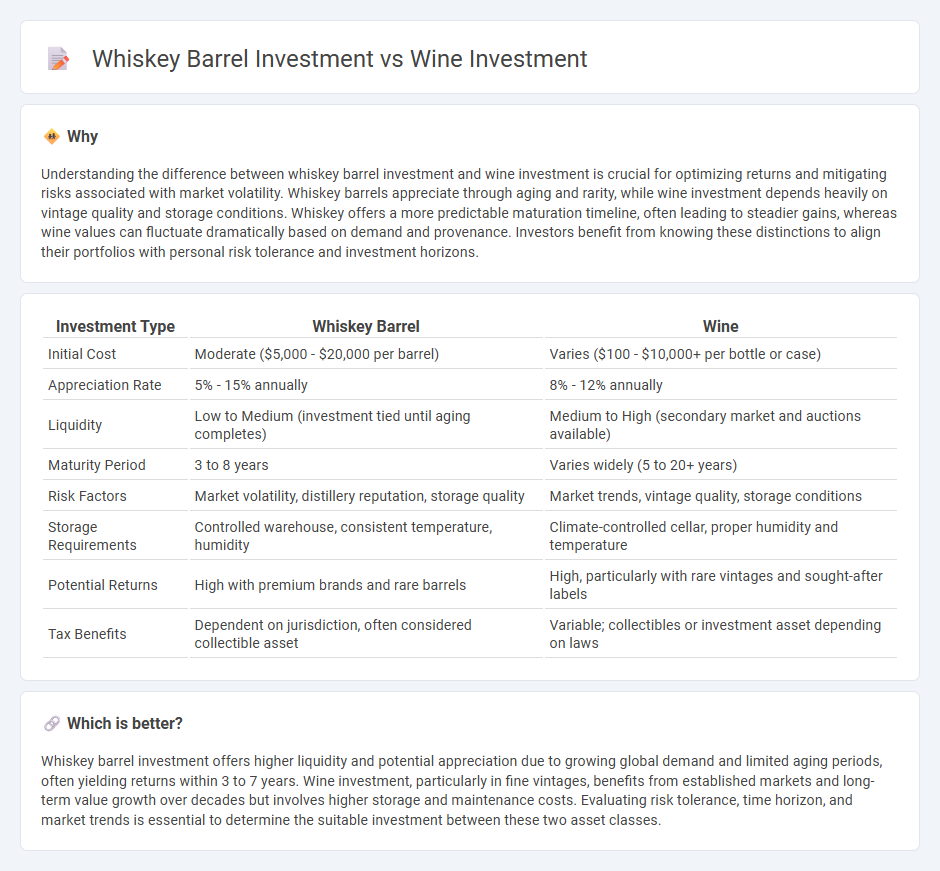 Whiskey Barrel Investment vs Wine Investment in Investment
