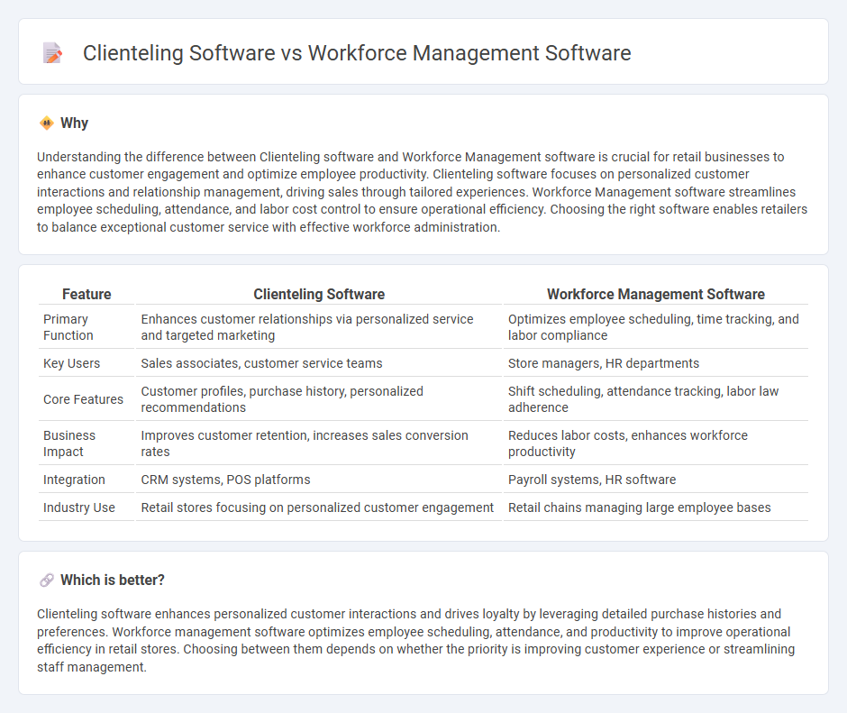 Clienteling Software vs Workforce Management Software in Retail