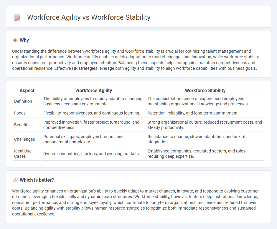 Workforce Agility vs Workforce Stability in Human Resources