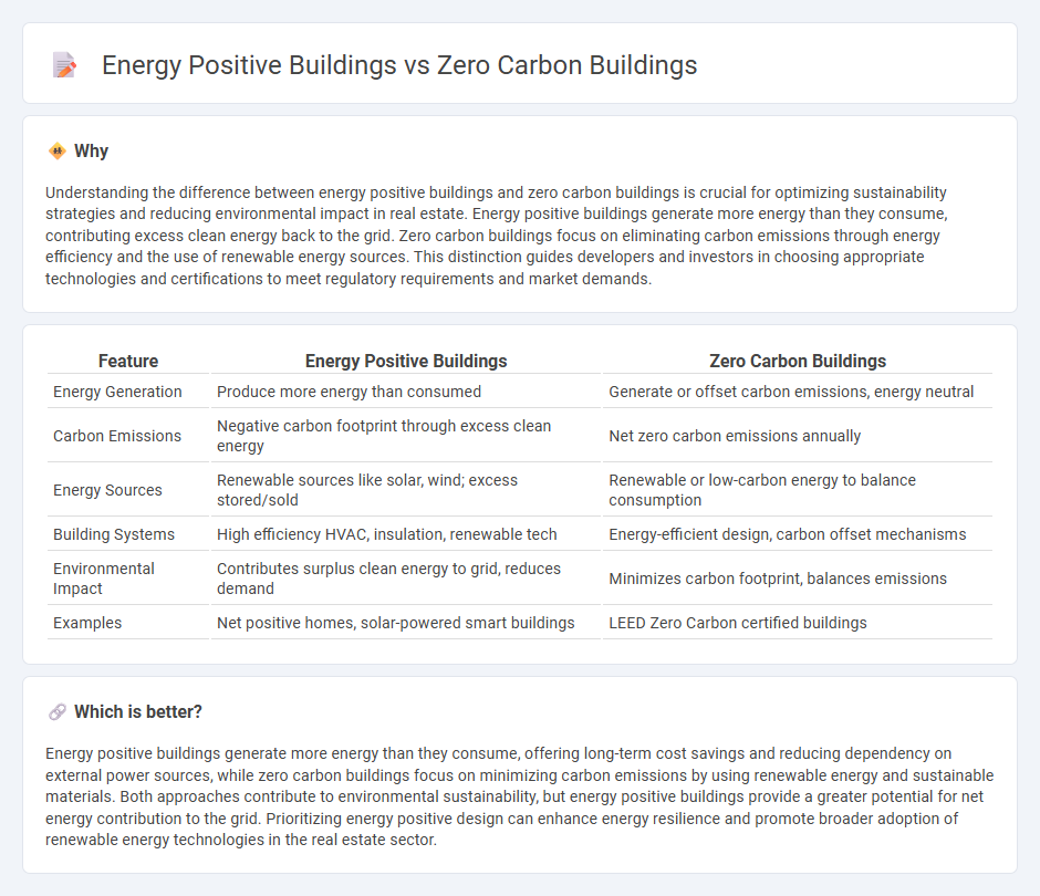 Energy Positive Buildings vs Zero Carbon Buildings in Real Estate